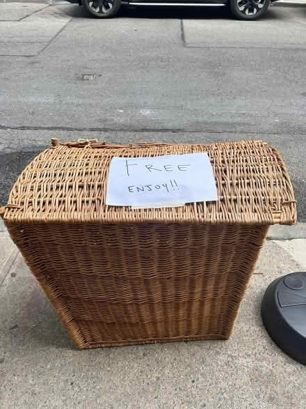Photo of free large basket and punching bag (White St btw Bway and Church) #2