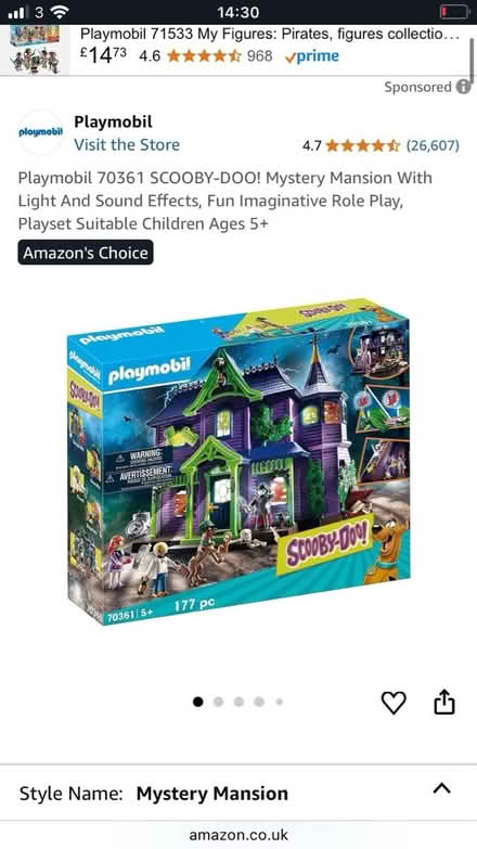 Photo of free Scooby doo playmobile house (Caversham, Reading) #2