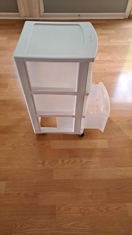 Photo of free Sterilite 3 drawer rolling bin (Off of Rt 206 and Triangle Rd) #2