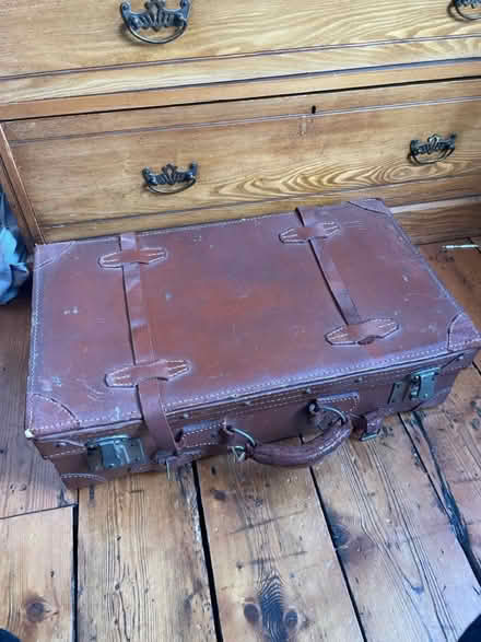 Photo of free Leather suitcase (Totterdown BS3) #1