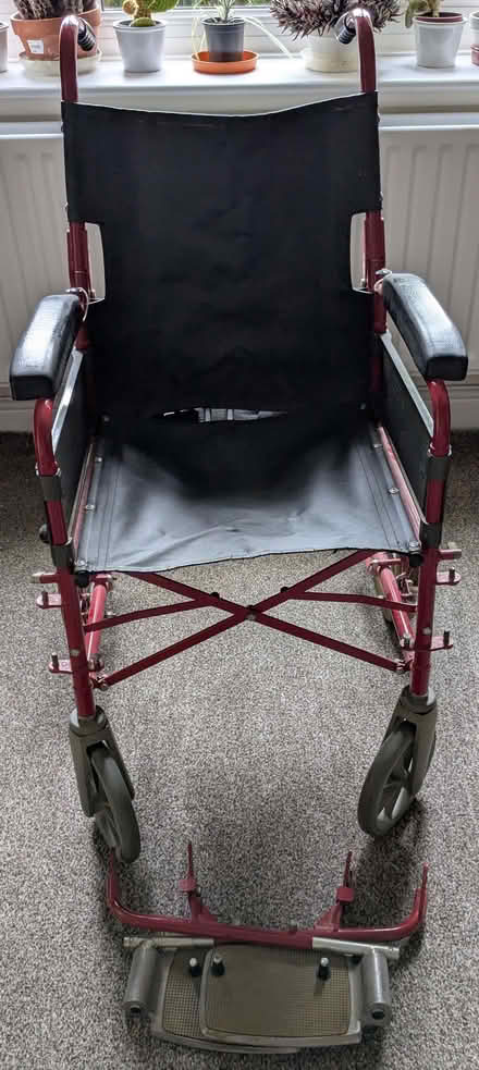 Photo of free Manual wheelchair(red) (Allestree DE22) #1