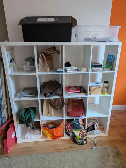 Photo of free IKEA white shelving unit (Ravenscourt Park W6) #1