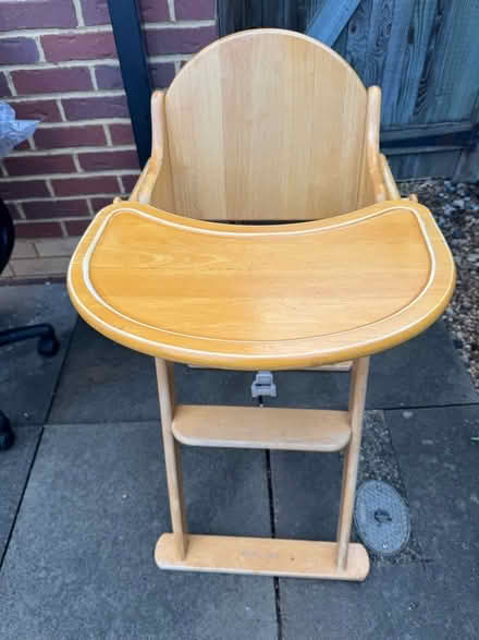 Photo of free Wooden child’s high chair (Cox Green SL6) #1