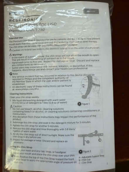 Photo of free Chin strap for CPAP user (San Jose Burbank Area) #2