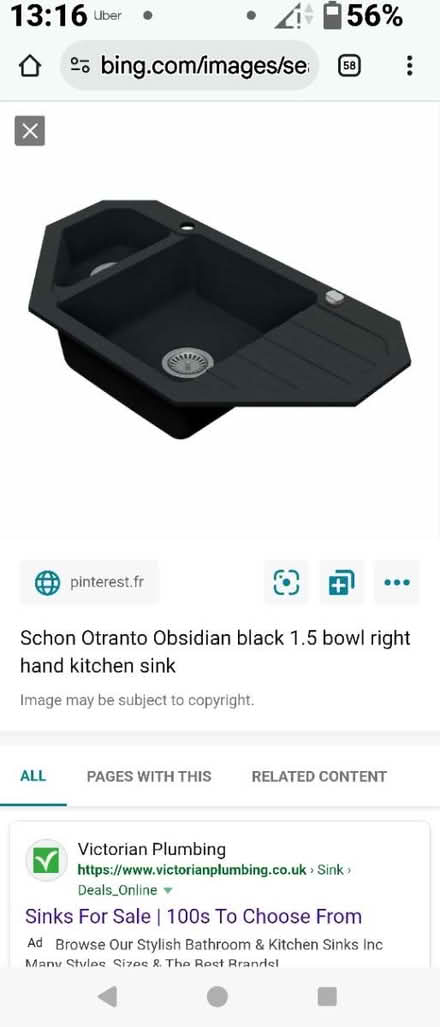 Photo of free Kitchen sink unused (Wimbledon, SW19) #2