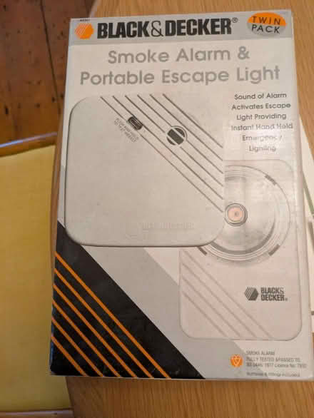Photo of free Smoke Alarm and Escape Light (BS16) #1