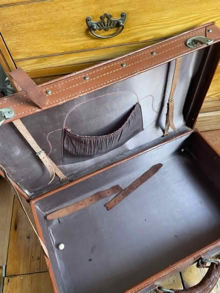 Photo of free Leather suitcase (Totterdown BS3) #2
