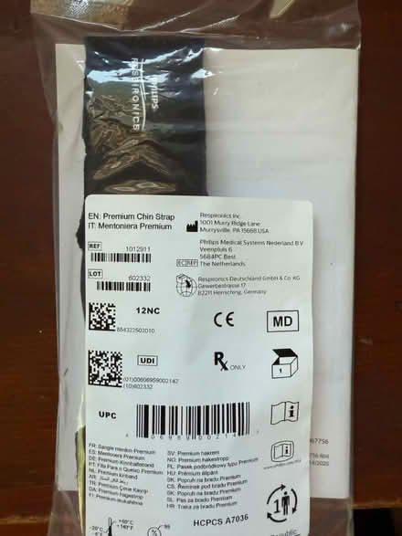 Photo of free Chin strap for CPAP user (San Jose Burbank Area) #1