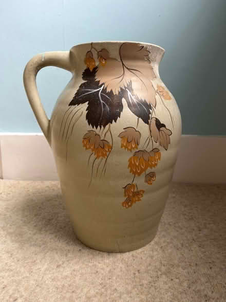 Photo of free Tall jug decorative vase with Painted Finish (Hertford Heath SG13) #1