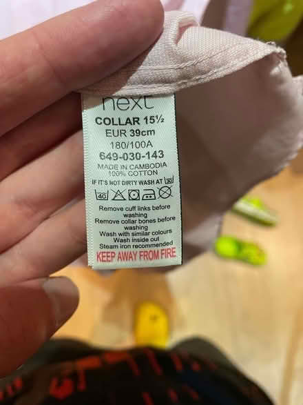 Photo of free Next Shirt 15.5 Collar (Mill Hill) #4