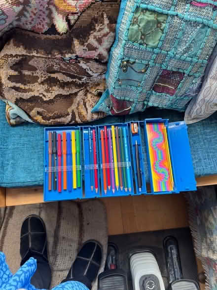 Photo of free Roll up pencil case with contents (Wivenhoe CO7) #1