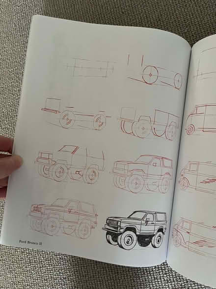 Photo of free How to draw cars book (Shepherds Bush W14) #2