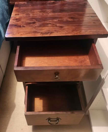 Photo of free 2 x Bedside Tables (Congleton CW12) #1