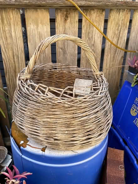 Photo of free Large bottomless Basket 13” dia (Oakland) #1