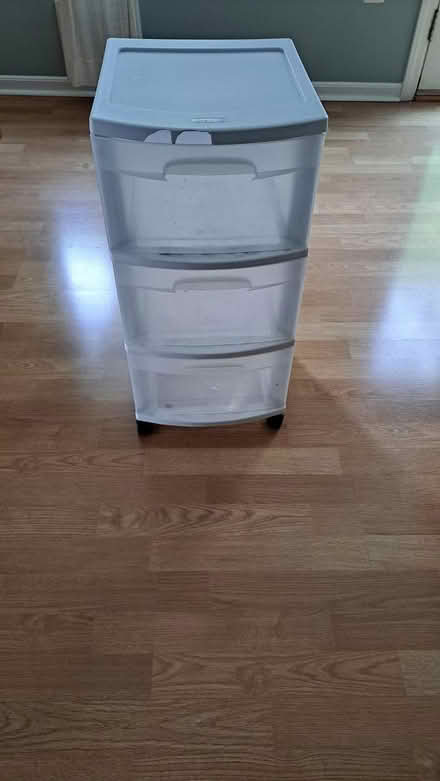 Photo of free Sterilite 3 drawer rolling bin (Off of Rt 206 and Triangle Rd) #1