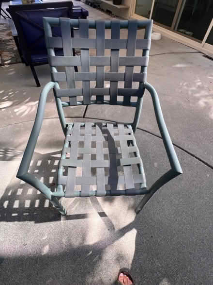 Photo of free Patio Table w/ six chairs (Las Palmas Park, Sunnyvalr) #2
