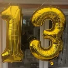 Photo of free Large Birthday 13th balloons (Clive Vale TN35) #1