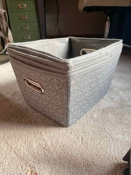 Photo of free Set of 5 fabric baskets (Barford NR9) #1