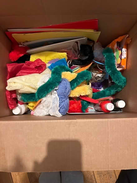 Photo of free Box of craft stuff (LS7) #1