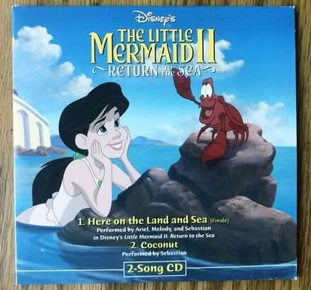Photo of free Disney audio CD 2 songs from Little Mermaid II [20886] #2