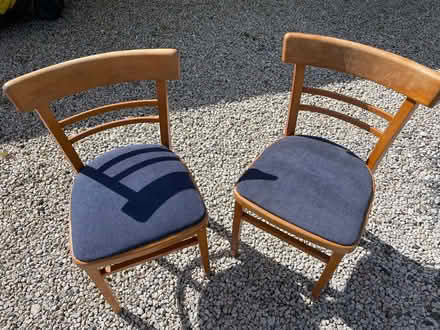 Photo of free 2 dining chairs (Porth TR7) #1