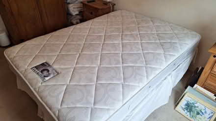 Photo of free Double mattress and base. (Ashtead KT21) #2