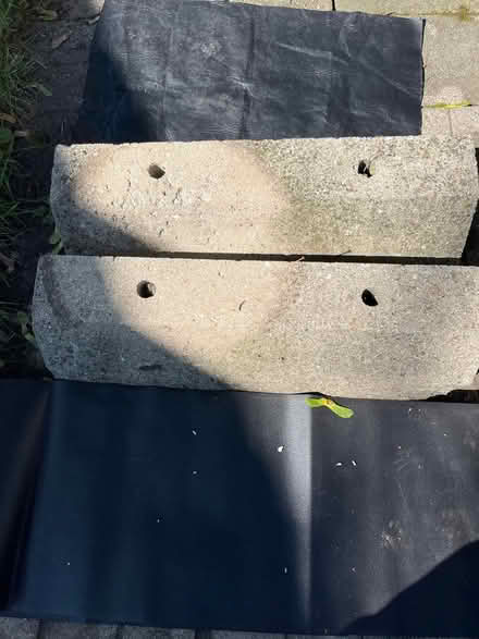 Photo of free 2 cement parking blocks (Niles) #1