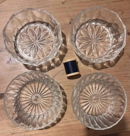 Photo of free 4 x glass bowls (TW12 - Hampton Hill) #1