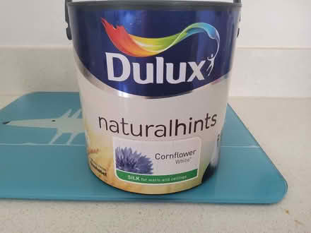 Photo of free Dulux cornflower white Silk for walls & ceiling 2.5L (Upton CH2) #1