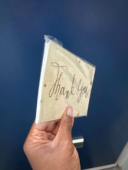 Photo of free Pack of thank you cards (SE1) #1