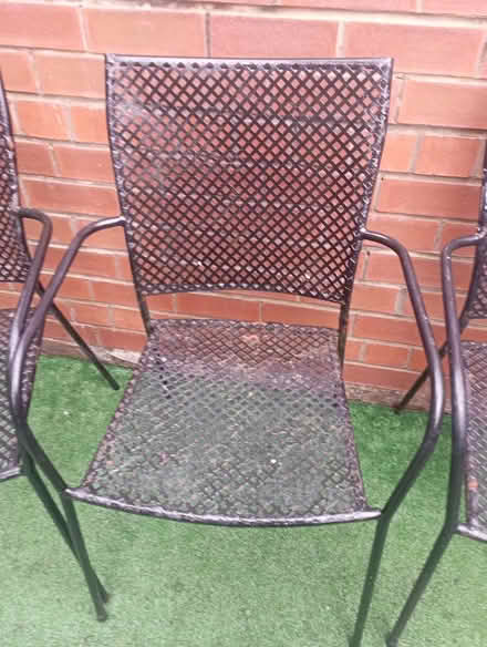 Photo of free Metal garden chairs (openshaw M11) #3