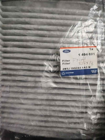 Photo of free Ford Focus 2008 cabin filter (M34 Haughton Green) #1