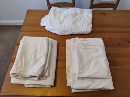 Photo of free White single bedding sets (Broughton MK10) #3