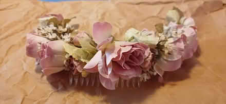 Photo of free floral comb tiara-like headdress (New Brighton CH45) #1