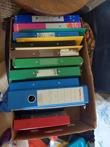 Photo of free Lots of ringbinders (St Andrews KY16) #1