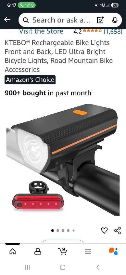Photo of Bike light (St Helens TN35) #1