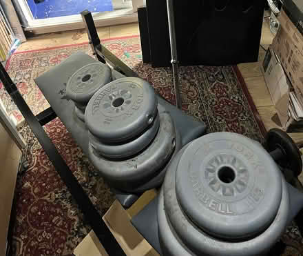 Photo of free Bench press with weights (Newtownmountkennedy) #1