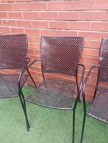 Photo of free Metal garden chairs (openshaw M11) #4