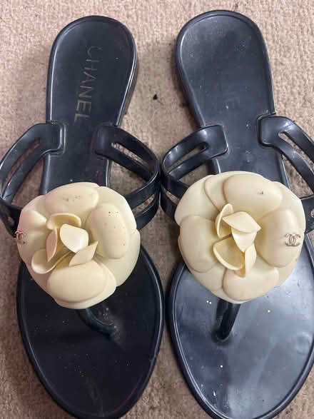 Photo of free Chanel flip flops size 37 (RG2 Shinfield) #1