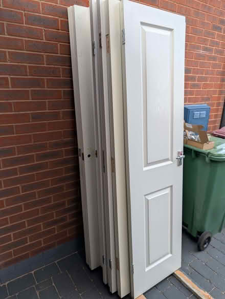 Photo of free White interior doors, with handles (Danesmoor S45) #3