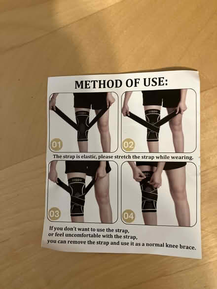 Photo of free large knee braces (NoHo 10012) #3