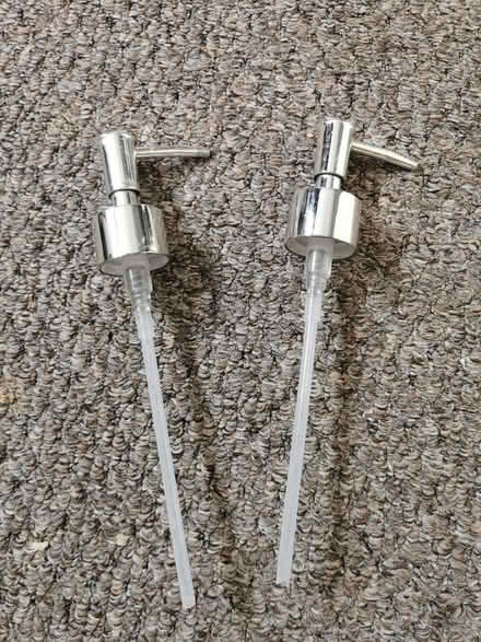Photo of free 2x liquid soap dispenser attachments for upcycling (Hilltown DD3) #1