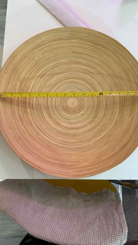 Photo of free Large flat bamboo bowl and vase (WA10 3AL) #4