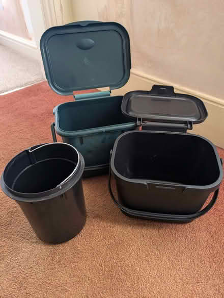 Photo of free Kitchen Compost Caddies x 3 (Mold CH7) #2
