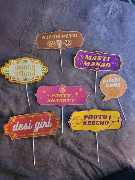 Photo of free Fun signs for Mehndi (Sale M33) #1