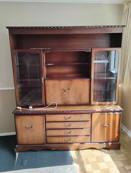 Photo of free large dark-wood dresser (chesterton CB4) #1