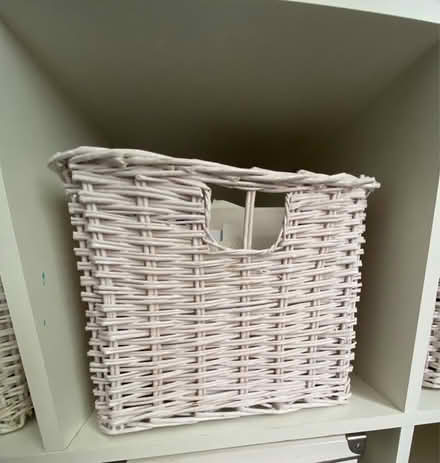 Photo of White ikea basket (Tring HP23) #1