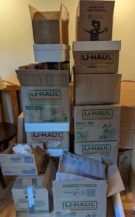 Photo of free Cardboard boxes, packing materials (UWS) #1