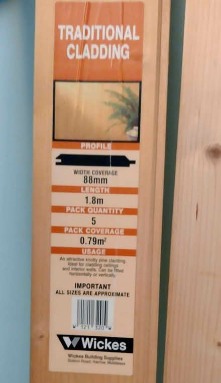 Photo of free 2 x cladding strips and 1 batten (Chingford E4) #2