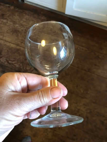 Photo of free 10 wine glasses (Cottle's Oak BA11) #3